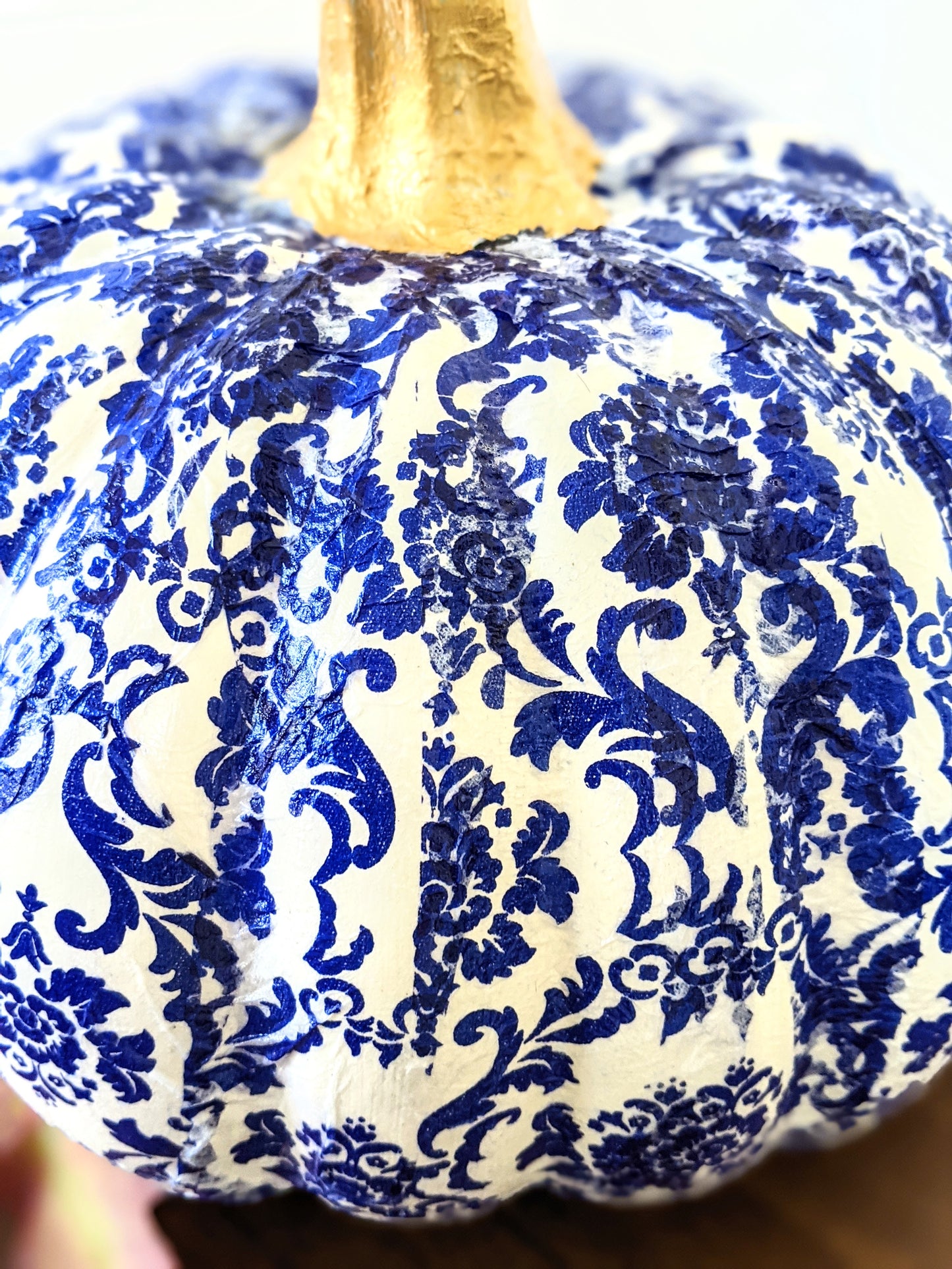 Pair of Crisp Autumn Faux Pumpkins