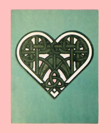 Celtic Heart Card