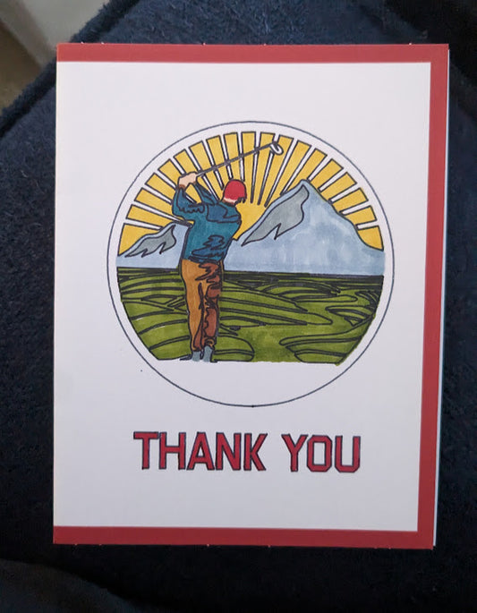 Golf Card- Thank You